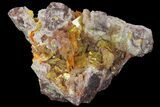 Orange Wulfenite Crystal Cluster - Rowley Mine, Arizona #118954-1